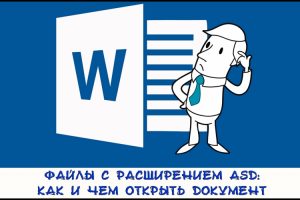 Файлы с расширением ASD: как и чем открыть документ